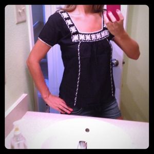 J. Crew hippie crop top