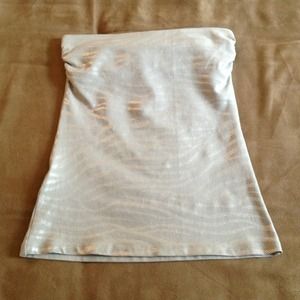 Express zebra print tube top!