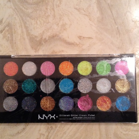 NYX glitterati glitter cream pallet
