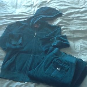 Juicy couture pants and hoodie