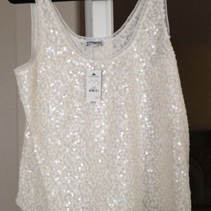 SOLD Glitter tank top