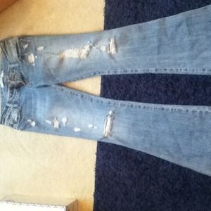 Abercrombie light wash jeans