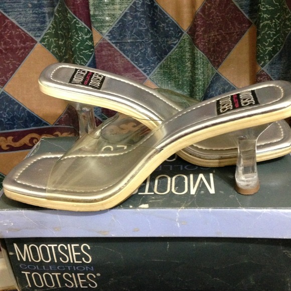 🚫Traded RNTWilson🚫Clear Vinyl  Heels 9M