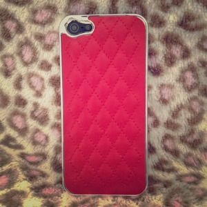 Brand New leather quilt pattern case for iphone 5!