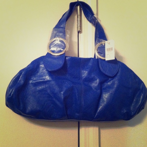Royal blue purse