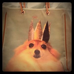 SALE Anya Hindmarch London Animal Crown Tote