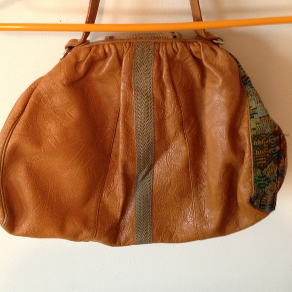 Navaho-inspired Leather Vintage Handbag - Picture 4 of 4