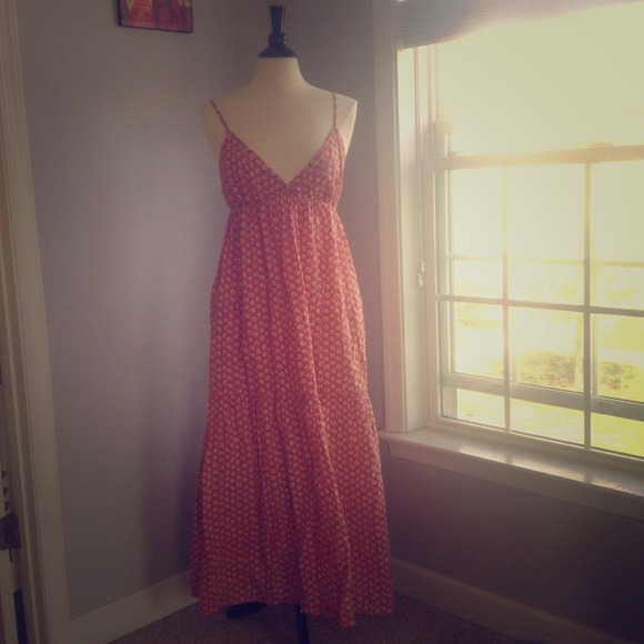Coral Maxi Sundress