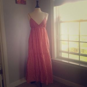 Coral Maxi Sundress