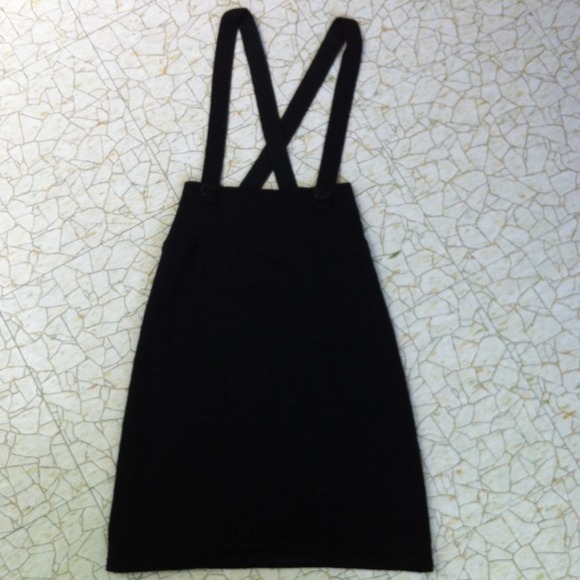🚫SOLD🚫H&M high waisted wool skirt w/suspenders