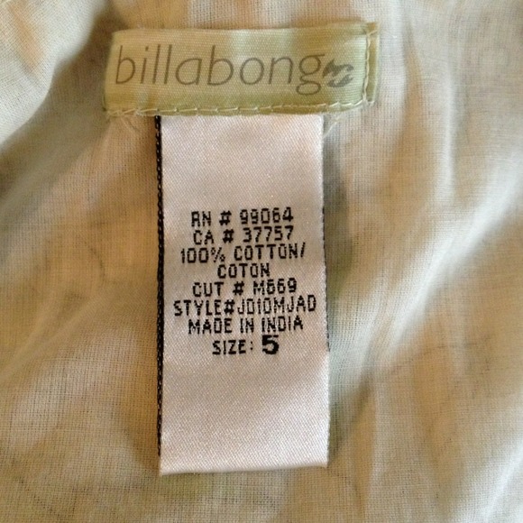 ✨💫Billabong Floral Dress Made in India sz 5✨💫 - Picture 4 of 4