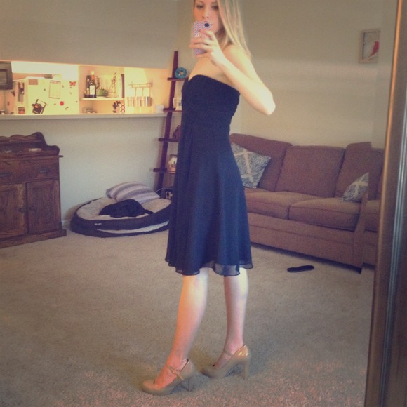 WHBM Black Cocktail Dress