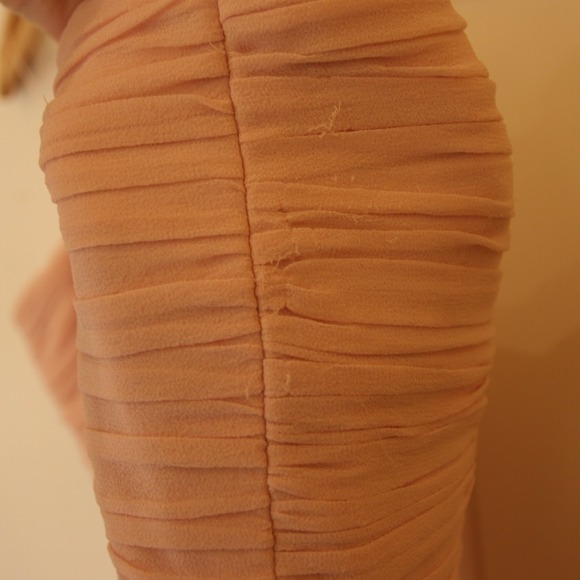 Donna Morgan Flat Silk Chiffon Morgan Dress - Picture 3 of 4