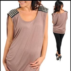 Pretty Mocha Plus Size Top