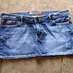 Hollister denim skirt size 3