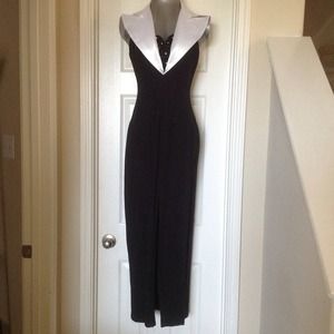 Black and White Long Dress