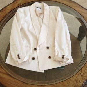 J Crew off white light blazer