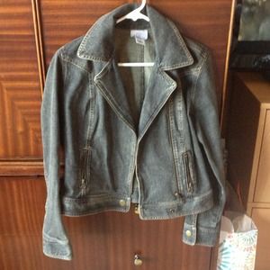 Ann Taylor Loft stretch denim jean jacket