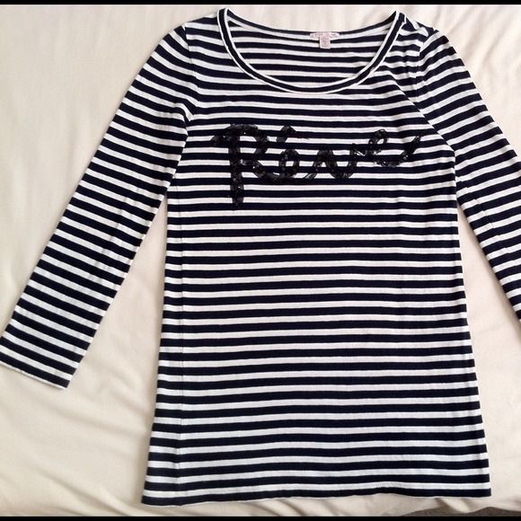 JCrew TShirt Réve (Dream!) ivory/navy