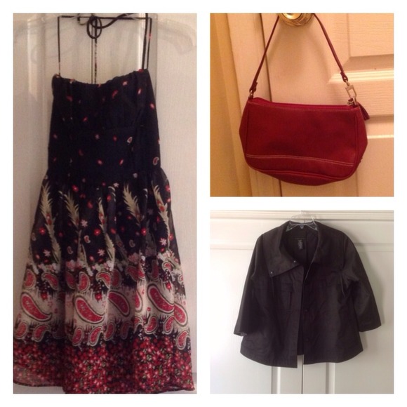 Dresses & Skirts - Black print dress bundle! See closet to change it!