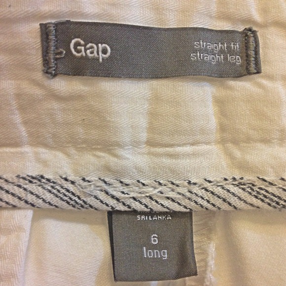 GAP White Straight Leg Chinos - Picture 2 of 2