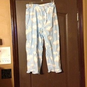 cloud covered pajama pants! :D