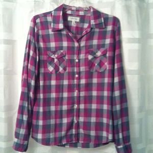 Multi color check shirt
