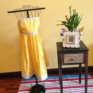 J. Crew strapless 100% silk "Playa" dress, size 12