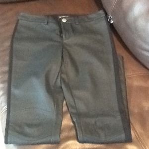 INC - Black Pants - Like Leather