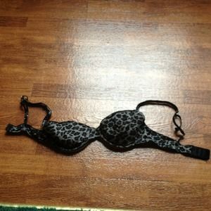 Animal print bra