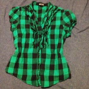 Wet Seal Green Shirt