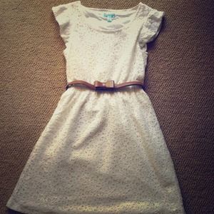 Cream lace dress