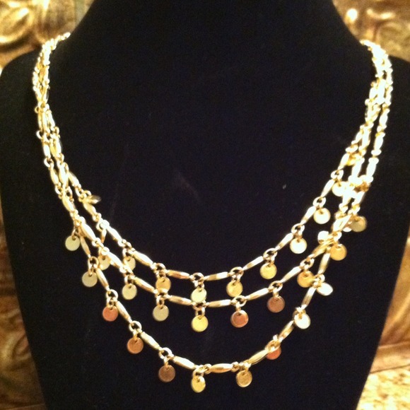 ✅SOLD✅ Glitzy Medallions Tiered Necklace