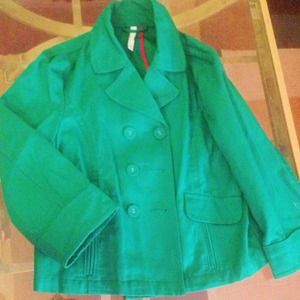 Green Half Sleeve Jacket SOLD SOLD SOLD