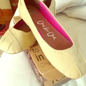 Linen color Ballet Toms