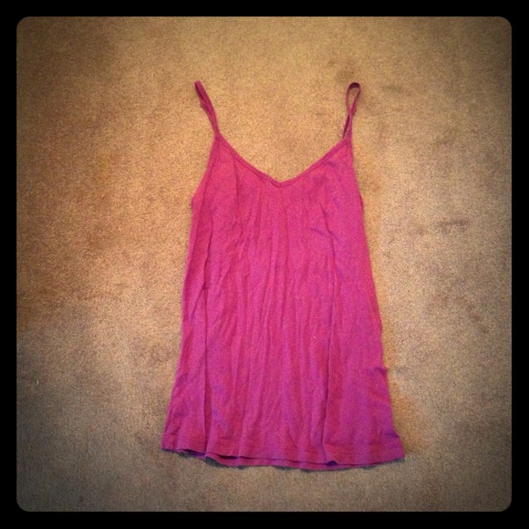Purple spaghetti strap tank
