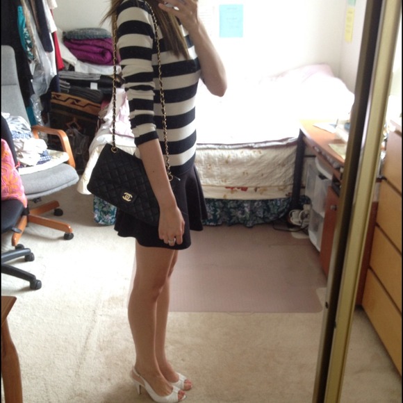 🔴SOLD🔴💙NWOT Striped Sweater Dress💙 - Picture 3 of 4