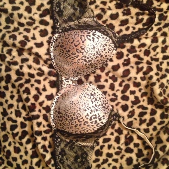 Cute animal print bra