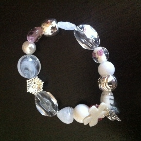 Pink beaded bracelet...
