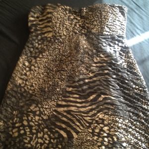 Animal print dress