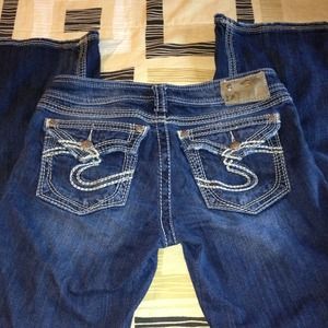 Silver suki blue washed jeans