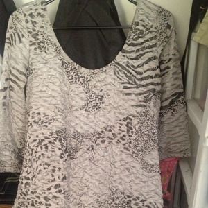 Animal print mini dress