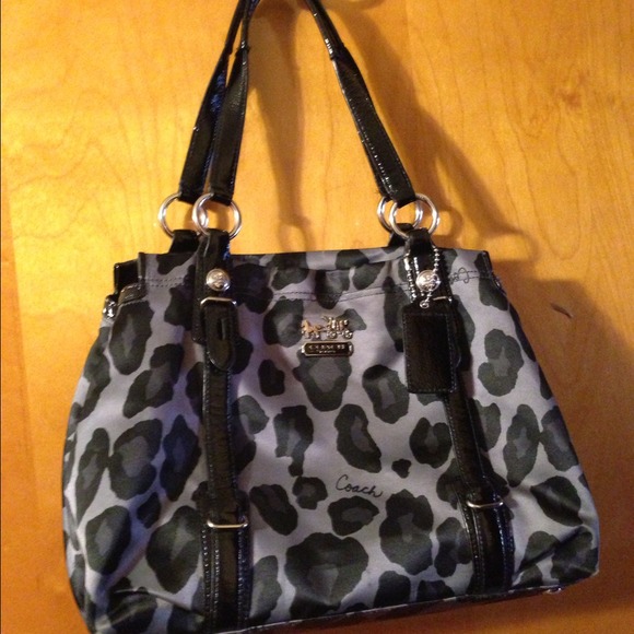 Coach Madison collection, Ocelot design purse.