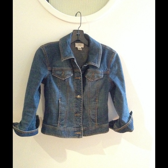 Denim Jean Jacket, small to xs. Ann Taylor
