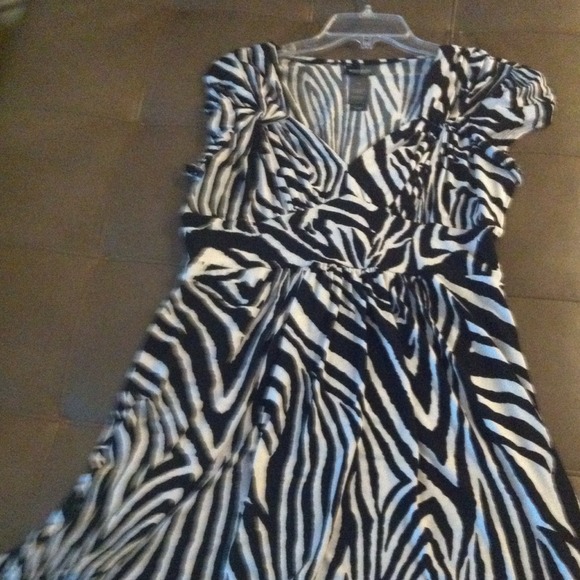 Zebra print dress