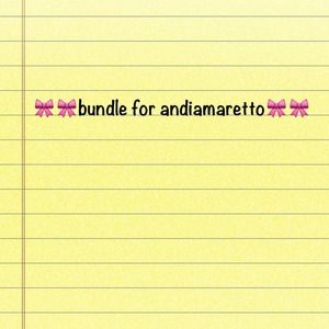 Bundle for andiamaretto