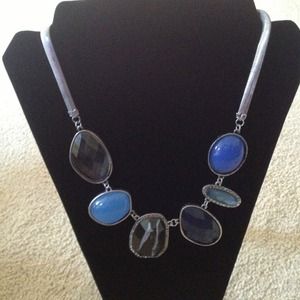Chicos necklace blue.