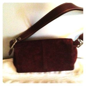 Coach suede purse