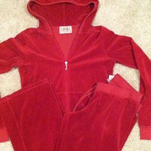 Juicy Couture velvet track suit (ON HOLD)