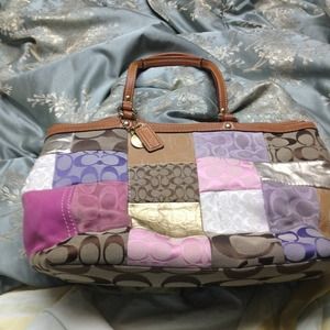 Bundled Coach Patchwork n free pink coach